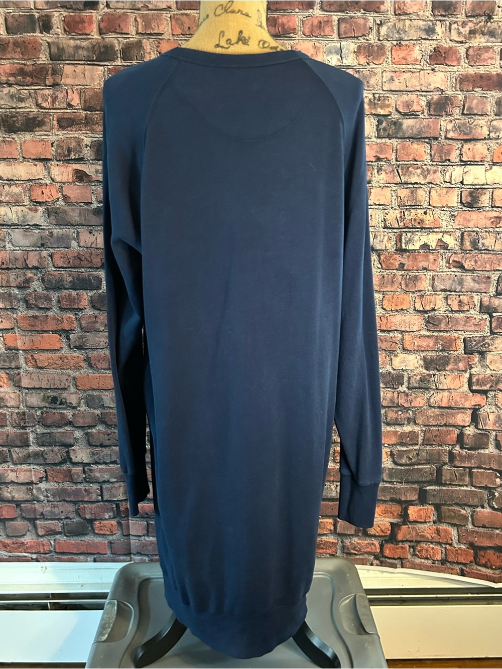 GAP Long Sleeve Navy Blue Midi Dress TALL - Picture 5 of 5